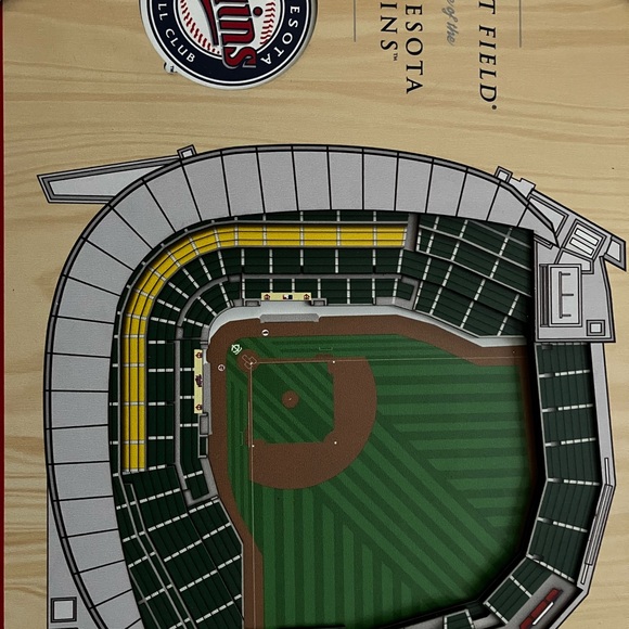 Minnesota Twins Target Field 3D Stadium Wall Art - MLB - Picture 7 of 8